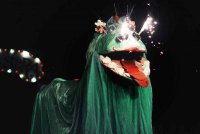 Circus Calibastra Figur eines Drachen