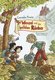 Auf dem Cover des Buches "Wenzel und die wilden Räuber" sieht man 6 Kinder an einem Waldrand sitzen. Vor ihnen liegen braune Säcke, aus denen Goldmünzen fallen. Im Hintergrund ist eine Burg zu sehen.