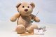 Ein Teddybär hält eine Sprize im Arm.